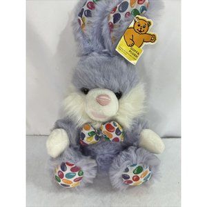 Goffa Purple Rabbit Plush Jellybean Bowtie with Tag 16 in